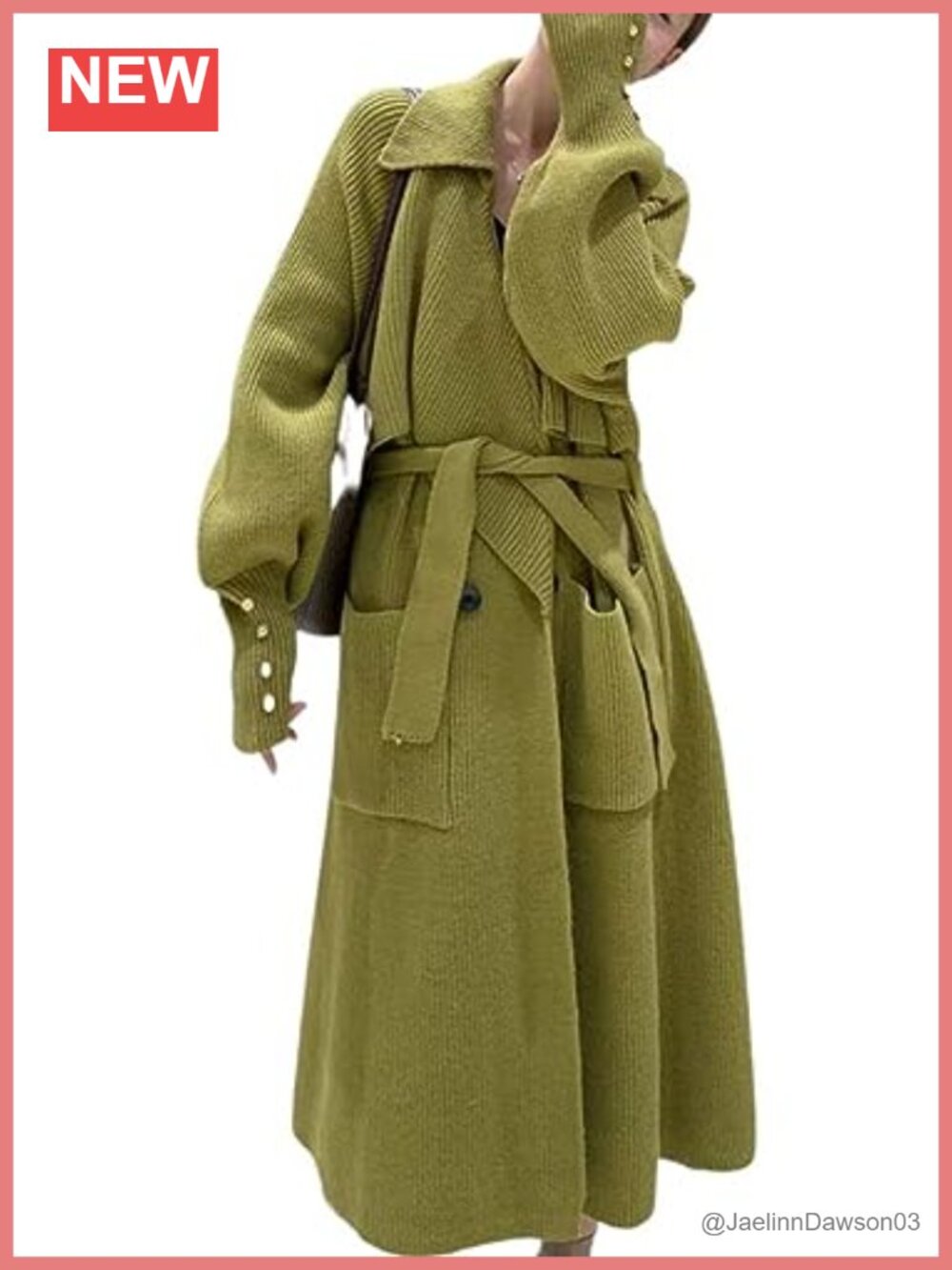Rib-Knit Open Front Long Cardigan Sweater Jacket Overcoat